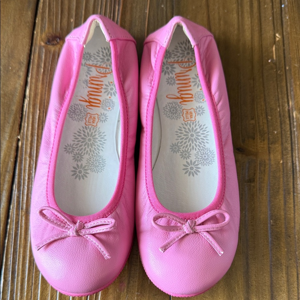 NEW- Primigi Pink Ballet Flats. Sz. 32 US1